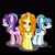 Size: 946x946 | Tagged: safe, alternate version, artist:sia.brony, adagio dazzle, aria blaze, sonata dusk, pony, unicorn, g4, black background, earth pony aria blaze, earth pony sonata dusk, equestria girls ponified, eye clipping through hair, eyelashes, female, gem, horn, jewelry, mare, necklace, ponified, simple background, smiling, the dazzlings, unicorn adagio dazzle