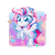 Size: 1980x1980 | Tagged: safe, artist:eris azure, star catcher, butterfly, pegasus, pony, g3, g4, g4.5, coat markings, cute, cutie mark, g3 to g4.5, generation leap, heart, swirly markings, transparent background