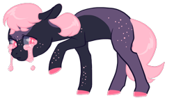 Size: 700x430 | Tagged: safe, artist:lavvythejackalope, oc, oc only, earth pony, pony, colored hooves, earth pony oc, raised hoof, simple background, solo, transparent background