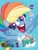 Size: 917x1221 | Tagged: safe, rainbow dash, pegasus, pony, g4, g4.5, my little pony: pony life, dvd cover, flying, hooves in air, looking at you, my little pony logo, open mouth, perdana record, pt. musik perdana kreativa