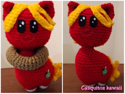 Size: 1365x1024 | Tagged: safe, artist:casquitos kawaii, big macintosh, earth pony, pony, g4, amigurumi, crochet, horse collar, irl, male, photo, plushie, solo, stallion