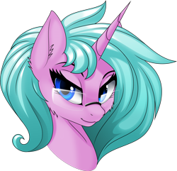 Size: 3935x3800 | Tagged: safe, artist:up1ter, oc, oc only, oc:sapphire night, pony, unicorn, bust, female, glasses, high res, mare, solo