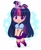 Size: 3366x4096 | Tagged: safe, artist:kittyrosie, twilight sparkle, human, pony, equestria girls, g4, :d, abstract background, blushing, book, chibi, cute, duo, eye clipping through hair, eyebrows, eyebrows visible through hair, female, high res, human coloration, human ponidox, looking at you, lying down, mare, no nose, no pupils, on head, open mouth, open smile, pony hat, prone, riding, self paradox, self ponidox, self riding, sitting on head, smiling, smiling at you, tiny, tiny ponies, twiabetes