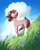 Size: 1600x2000 | Tagged: safe, artist:joan-grace, oc, oc only, earth pony, pony, bow, female, flower, flower in hair, mare, rose, solo, tail bow