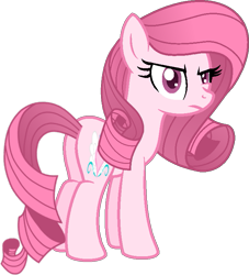 Size: 697x769 | Tagged: safe, artist:muhammad yunus, oc, oc only, oc:annisa trihapsari, earth pony, pony, angry, base used, butt, cute, daaaaaaaaaaaw, earth pony oc, female, looking at you, looking back, looking back at you, madorable, mare, not rarity, plot, simple background, solo, transparent background, unamused, vector