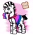 Size: 2000x2142 | Tagged: safe, artist:deathtoaster, oc, pony, bisexual, bisexual pride flag, commission, high res, pride, pride flag, ych result