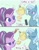 Size: 1600x2048 | Tagged: safe, artist:noupu, starlight glimmer, trixie, pony, unicorn, g4, 2 panel comic, anger magic, comic, duo, eyes closed, food, glowing horn, horn, inconvenient trixie, magic, meme, open mouth, speech bubble, starlight glimmer is not amused, tea, teacup, telekinesis, that pony sure does love teacups, trolling, unamused
