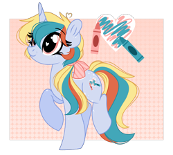 Size: 3127x2802 | Tagged: safe, artist:emberslament, oc, oc only, pony, unicorn, female, heart, heart eyes, high res, mare, solo, wingding eyes