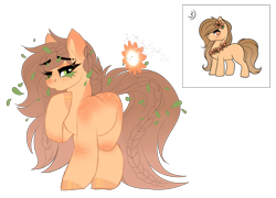 Size: 3191x2297 | Tagged: safe, artist:inspiredpixels, oc, oc only, oc:sunburst peach, earth pony, pony, female, high res, mare, simple background, solo, transparent background
