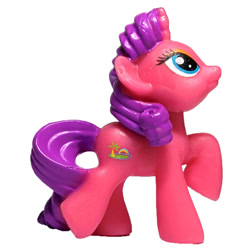 Size: 600x600 | Tagged: safe, island rainbow, pony, unicorn, g4, blind bag, eyeshadow, female, makeup, mare, photo, raised hoof, recolor, solo, toy