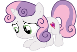 Size: 1280x866 | Tagged: safe, artist:gmaplay, sweetie belle, pony, unicorn, g4, cute, diasweetes, female, filly, no nose, simple background, smiling, solo, transparent background, vector