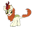 Size: 1607x1349 | Tagged: safe, artist:gmaplay, autumn blaze, kirin, pony, g4, season 8, sounds of silence, blazebutt, butt, female, looking back, open mouth, open smile, plot, simple background, smiling, solo, transparent background