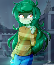 Size: 1784x2163 | Tagged: safe, alternate version, artist:the-butch-x, wallflower blush, equestria girls, equestria girls series, forgotten friendship, g4, angry, clothes, crying, female, shrunken pupils, solo, tears of anger