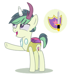 Size: 1280x1396 | Tagged: safe, artist:princess-kitsune-tsu, oc, oc only, changepony, hybrid, pony, base used, magical gay spawn, male, offspring, parent:shining armor, parent:thorax, parents:thoraxarmor, simple background, solo, teenager, transparent background