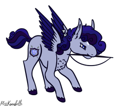 Size: 1054x908 | Tagged: safe, artist:misskanabelle, oc, oc only, oc:morning star, pegasus, pony, chest fluff, female, mare, mouth hold, offspring, parent:princess cadance, parent:shining armor, parents:shiningcadance, pegasus oc, signature, simple background, solo, transparent background, two toned wings, unshorn fetlocks, wings