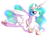 Size: 1934x1410 | Tagged: safe, artist:beanbunn, princess celestia, alicorn, pony, g4, crossed hooves, crown, cute, cutelestia, female, hoof shoes, jewelry, lying down, mare, prone, regalia, solo, spread wings, wings