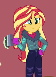 Size: 485x663 | Tagged: safe, screencap, sunset shimmer, blizzard or bust, equestria girls, equestria girls series, g4, holidays unwrapped, spoiler:eqg series (season 2), cropped, solo