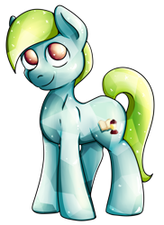 Size: 2689x3698 | Tagged: safe, artist:coco-drillo, oc, oc only, crystal pony, pony, commission, crystal pony oc, high res, looking at you, simple background, smiling, solo, standing, transparent background