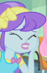 Size: 437x676 | Tagged: safe, screencap, aqua blossom, fluttershy, a little birdie told me, equestria girls, g4, my little pony equestria girls: better together, cropped