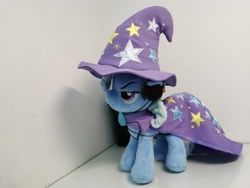 Size: 3648x2736 | Tagged: safe, artist:square#01, trixie, pony, unicorn, g4, earbuds, high res, photo, solo, toy