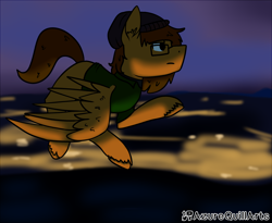 Size: 2200x1800 | Tagged: safe, artist:azure-quill, oc, oc only, pegasus, pony, glasses, male, solo, stallion