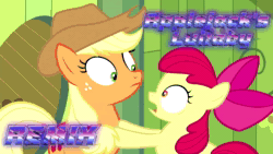Size: 1280x720 | Tagged: safe, edit, edited screencap, screencap, apple bloom, applejack, earth pony, pony, bloom & gloom, friendship is magic, g4, animated, applejack's lullaby, lullaby, remix, song, sound, spoilers for another series, webm