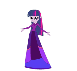 Size: 704x650 | Tagged: safe, artist:brightstar40k, twilight sparkle, alicorn, equestria girls, g4, clothes, long skirt, simple background, skirt, solo, twilight sparkle (alicorn), victorian, victorian dress, white background