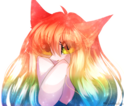 Size: 3044x2600 | Tagged: safe, artist:krissstudios, oc, oc only, earth pony, pony, female, high res, mare, rainbow colors, simple background, solo, white background