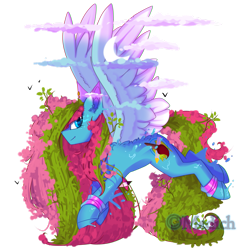 Size: 2449x2449 | Tagged: safe, artist:mediasmile666, oc, oc only, oc:media smile, pegasus, pony, female, flying, high res, jewelry, mare, pendant, profile, simple background, solo, spread wings, transparent background, wings