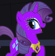 Size: 190x192 | Tagged: safe, rarity, pony, unicorn, friendship is magic, g4, element of generosity, jewelry, necklace, recolor, smiling, super form, super rarity