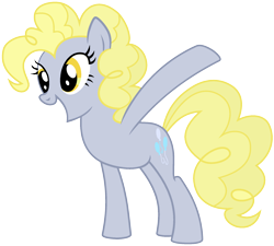 Size: 1920x1728 | Tagged: safe, edit, vector edit, derpy hooves, pinkie pie, earth pony, pony, ponyar fusion, g4, female, fusion, fusion:derpy hooves, mare, palette swap, pinkiepy, recolor, simple background, smiling, solo, transparent background, vector