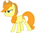 Size: 1920x1822 | Tagged: safe, edit, vector edit, applejack, carrot top, golden harvest, earth pony, pony, ponyar fusion, g4, apple harvest, female, fusion, mare, palette swap, recolor, simple background, smiling, solo, transparent background, vector