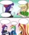 Size: 776x942 | Tagged: safe, artist:uotapo, applejack, rainbow dash, rarity, sunset shimmer, equestria girls, g4, my little pony equestria girls: better together, beatnik rarity, beret, clothes, female, french rarity, hat, jacket, long sleeves, new outfit, sweater, template