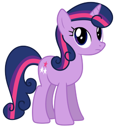 Size: 5500x6000 | Tagged: safe, artist:90sigma, edit, vector edit, twilight sparkle, twinkleshine, pony, unicorn, g4, female, mare, palette swap, recolor, simple background, solo, transparent background, vector