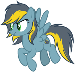 Size: 1024x982 | Tagged: safe, artist:pegasski, oc, oc only, oc:conquering storm, pegasus, pony, g4, female, mare, simple background, solo, transparent background