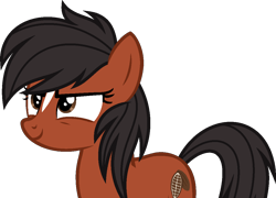Size: 1120x806 | Tagged: safe, artist:pegasski, oc, oc only, oc:coco (pegasski), earth pony, pony, g4, female, mare, simple background, solo, transparent background