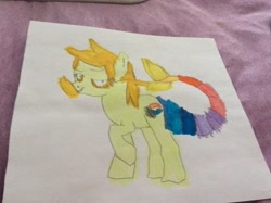 Size: 960x717 | Tagged: safe, artist:lovetime17, oc, oc only, oc:grass hope, pony, solo
