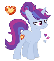 Size: 1600x1800 | Tagged: safe, artist:magicuniclaws, oc, oc only, pony, unicorn, base used, female, magical lesbian spawn, mare, offspring, parent:princess cadance, parent:rainbow dash, parents:cadash, simple background, solo, transparent background