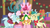 Size: 800x450 | Tagged: safe, edit, edited screencap, editor:whodoesntlovesnot, screencap, alice the reindeer, aurora the reindeer, bori the reindeer, deer, reindeer, g4, my little pony best gift ever, my little pony: friendship is magic, 1000 hours in ms paint, female, glowing antlers, reindeer magic, runny nose, snot, snot edit, the gift givers, trio, trio female