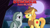 Size: 2063x1160 | Tagged: safe, anonymous artist, braeburn, marble pie, earth pony, pony, g4, braeble, creek, evening, female, forest, looking at each other, lyrics in the description, male, moon, moonlight, night, outdoors, river, romance, scenery, shipping, smiling, stallion, starry night, stars, straight, stream, summer, tree, water, youtube link in the description