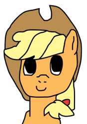 Size: 233x333 | Tagged: source needed, useless source url, safe, artist:djmatinext, applejack, earth pony, pony, g4, applejack's hat, cowboy hat, hat, photo, simple background, solo, transparent background