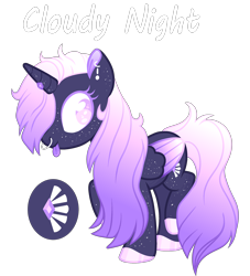 Size: 2598x2866 | Tagged: safe, artist:lilywolfpie, oc, oc only, oc:cloudy night (werewolfpoison), alicorn, pony, female, high res, mare, simple background, solo, tongue out, transparent background