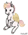 Size: 655x819 | Tagged: safe, artist:misskanabelle, oc, oc only, pegasus, pony, chest fluff, colored hooves, commission, ear fluff, pegasus oc, signature, sitting, smiling, solo, wings, ych result