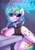 Size: 1500x2150 | Tagged: safe, artist:shadowreindeer, princess celestia, alicorn, pony, clothes, cyberpunk, drink, drinking straw, jacket, looking at you, smiling, solo