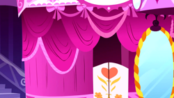 Size: 1280x720 | Tagged: safe, screencap, do princesses dream of magic sheep, g4, season 5, background, carousel boutique, liminal space, mirror, no pony, scenic ponyville