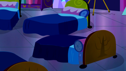 Size: 1280x720 | Tagged: safe, screencap, do princesses dream of magic sheep, g4, season 5, background, bed, liminal space, no pony, scenic ponyville, twilight's castle