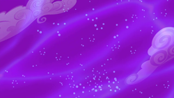 Size: 1280x720 | Tagged: safe, screencap, do princesses dream of magic sheep, g4, background, cloud, night, no pony, scenic ponyville, sky