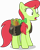 Size: 7296x9083 | Tagged: safe, artist:starcollider, peachy sweet, earth pony, pony, g4, triple threat, .svg available, absurd resolution, apple family member, bag, female, mare, open mouth, saddle bag, shocked, simple background, solo, transparent background, vector