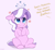 Size: 1217x1127 | Tagged: safe, artist:higglytownhero, diamond tiara, earth pony, pony, g4, :t, angry, cross-popping veins, crying, cute, dialogue, diamondbetes, ears back, female, filly, implied filthy rich, offscreen character, palindrome get, pink background, scrunchy face, simple background, sitting, solo, weapons-grade cute, zoopals