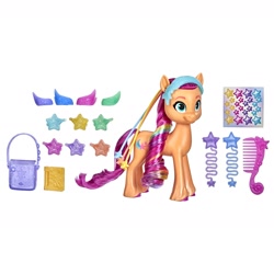 Size: 2400x2400 | Tagged: safe, sunny starscout, earth pony, pony, g5, official, high res, toy